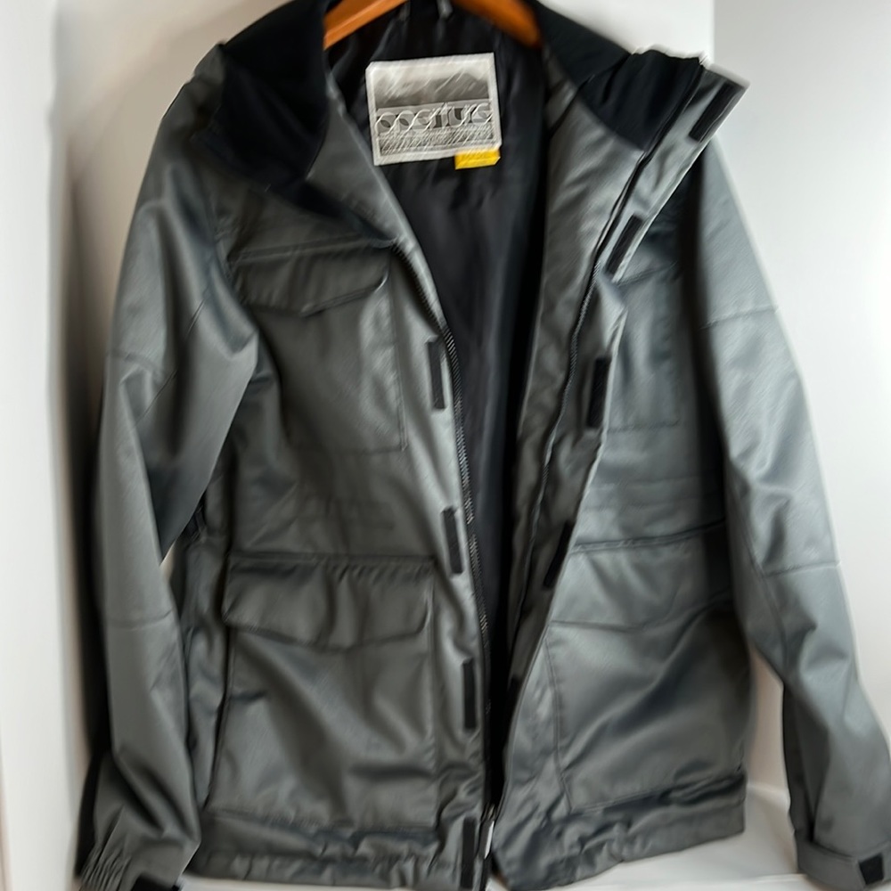 Aperture Technical Men’s snowboard jacket 10,000 MM waterproof SZ L grey color